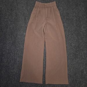 Abercrombie XXS Women's Wide-Leg Brown Pants Trousers